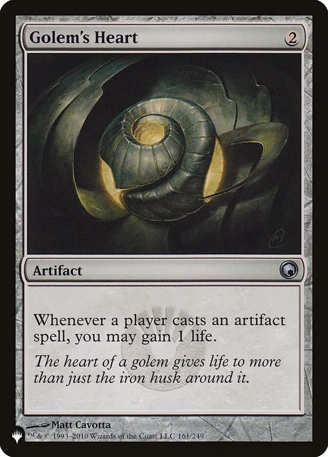 Golem's Heart Front Face