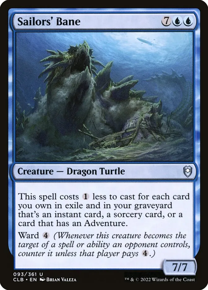 Sailors' Bane Front Face