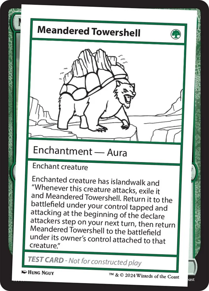 Meandered Towershell Front Face