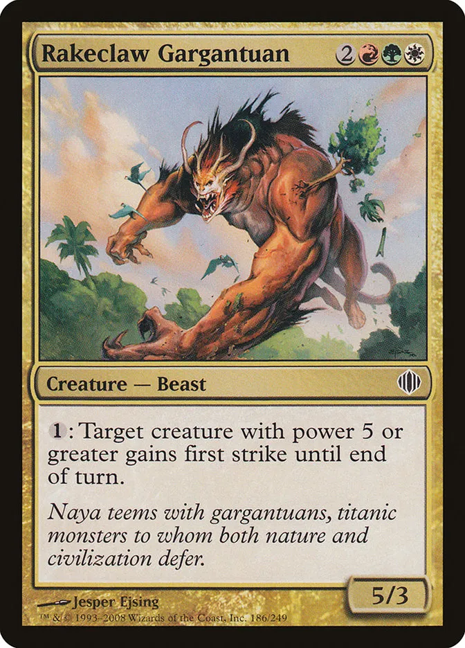 Rakeclaw Gargantuan Front Face