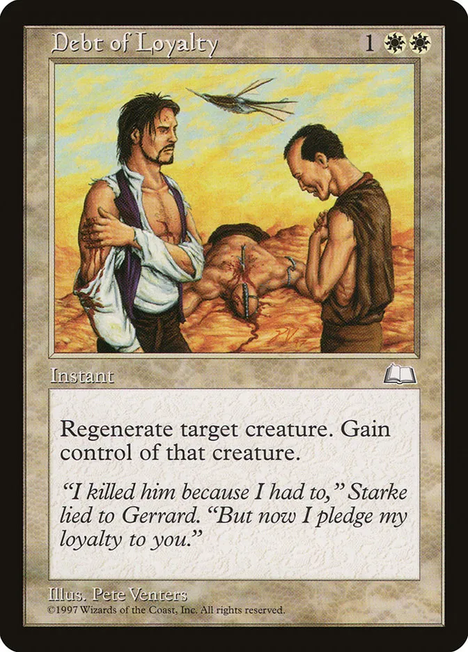 Debt of Loyalty Front Face