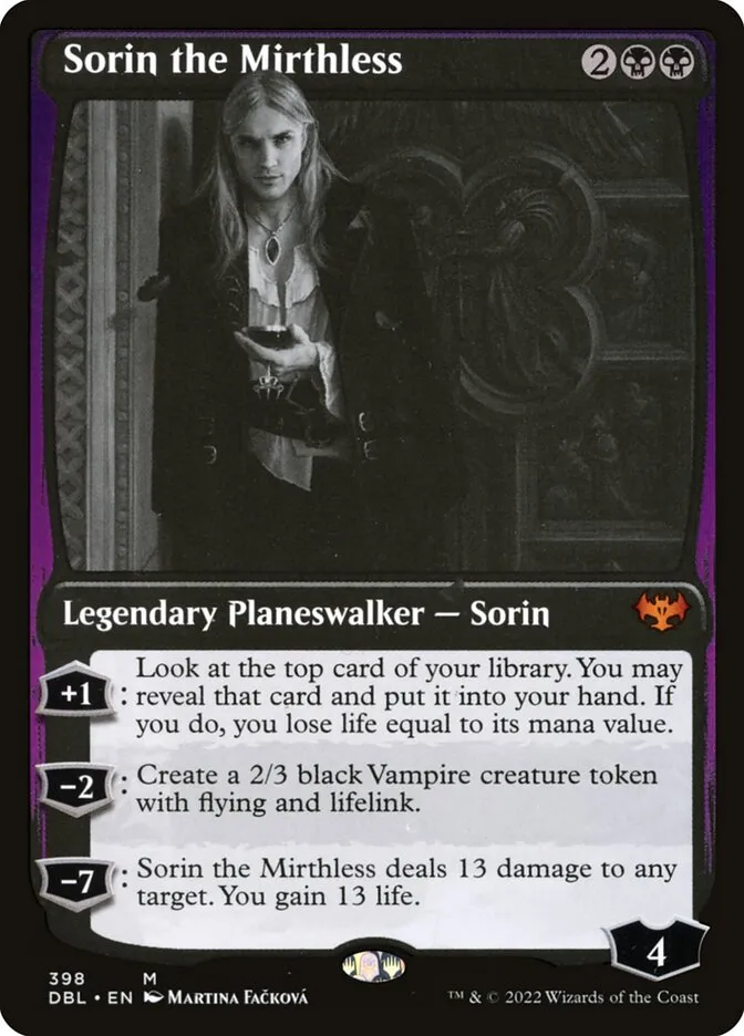 Sorin the Mirthless Front Face