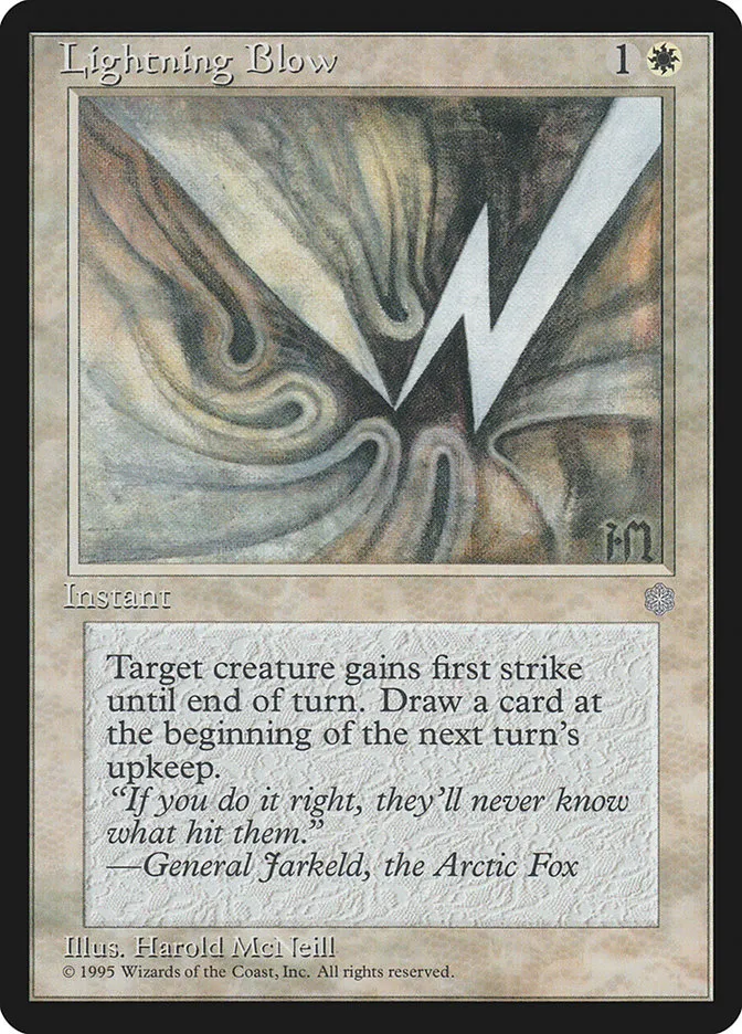 Lightning Blow Front Face