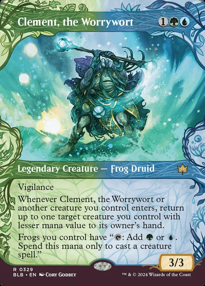 Clement, the Worrywort Front Face