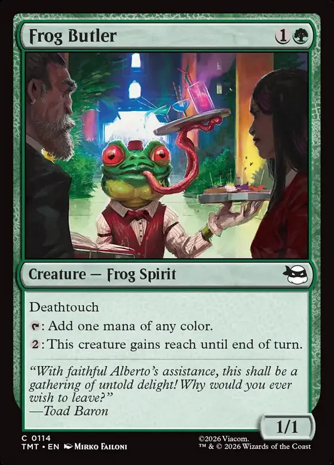 Frog Butler Front Face