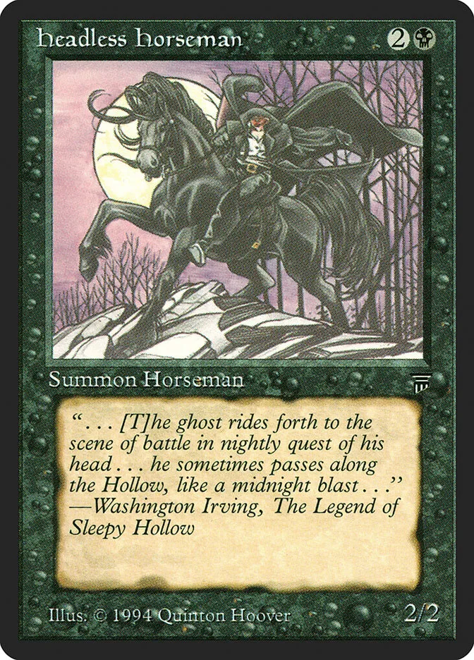 Headless Horseman Front Face