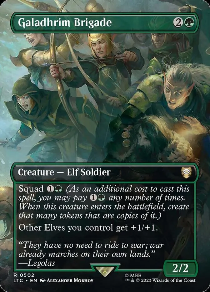 Galadhrim Brigade Front Face