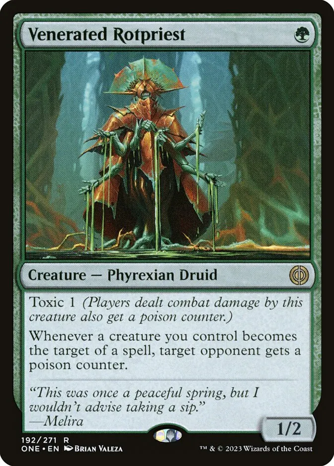 Venerated Rotpriest Front Face