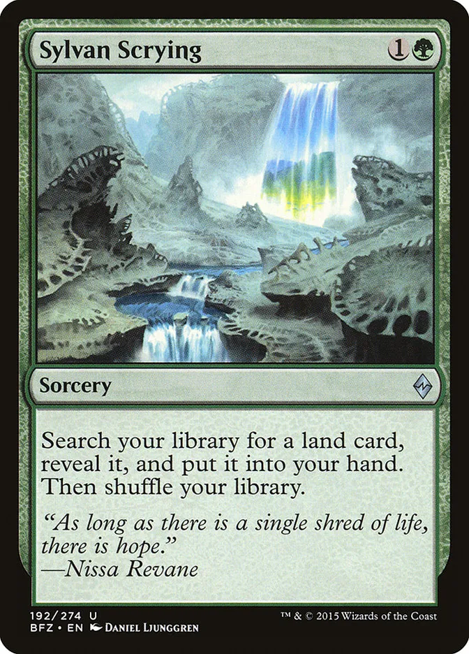 Sylvan Scrying Front Face