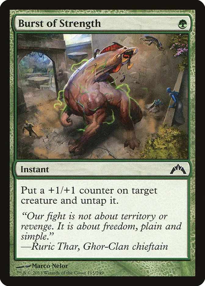 Burst of Strength Front Face