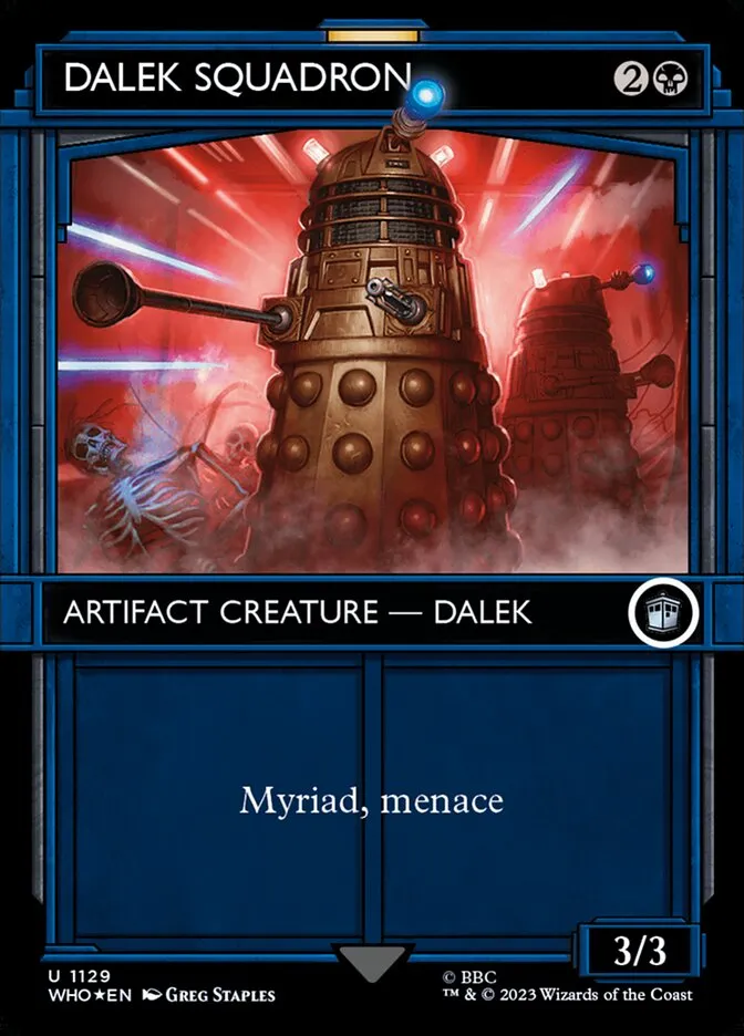 Dalek Squadron Front Face