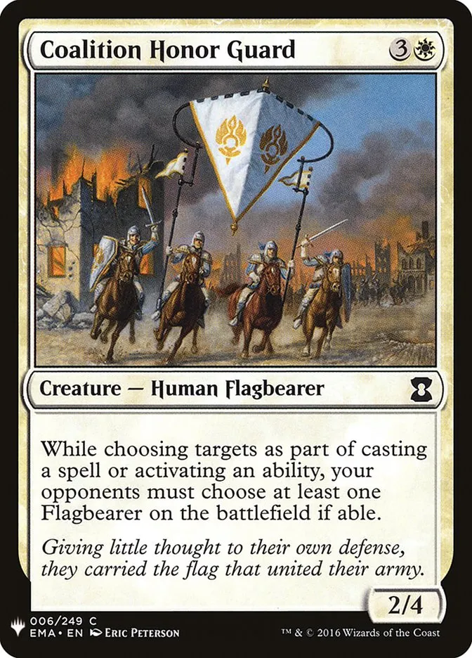 Coalition Honor Guard Front Face