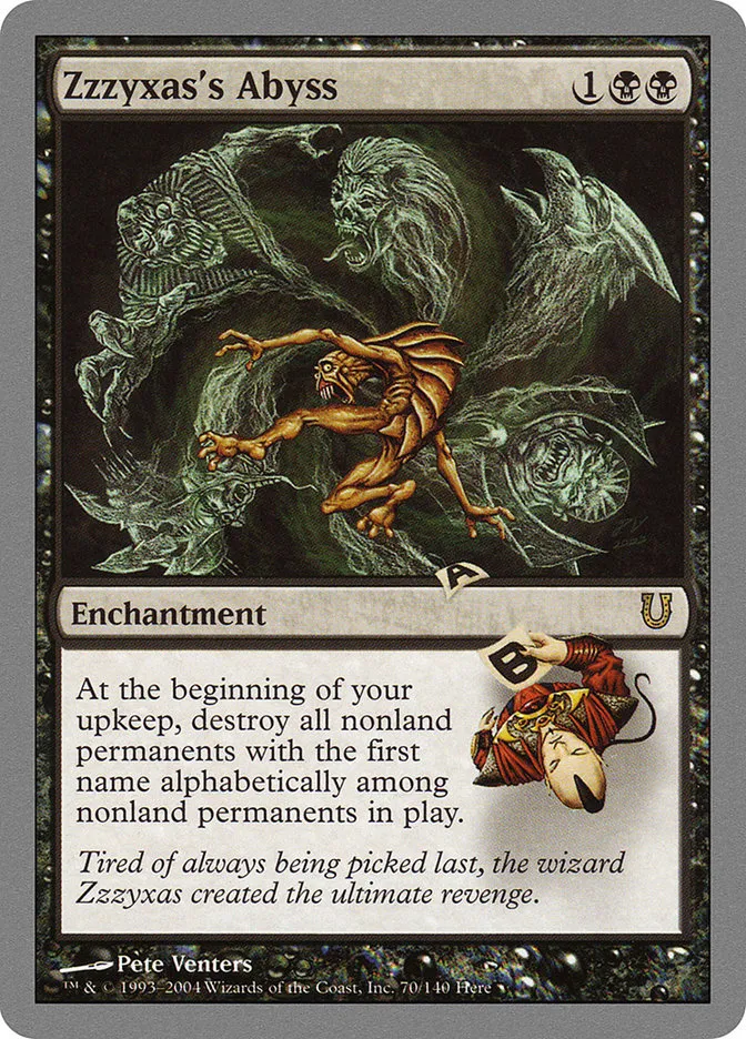 Zzzyxas's Abyss Front Face