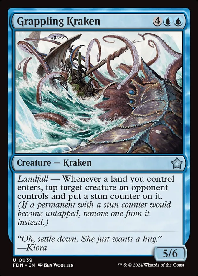 Grappling Kraken Front Face