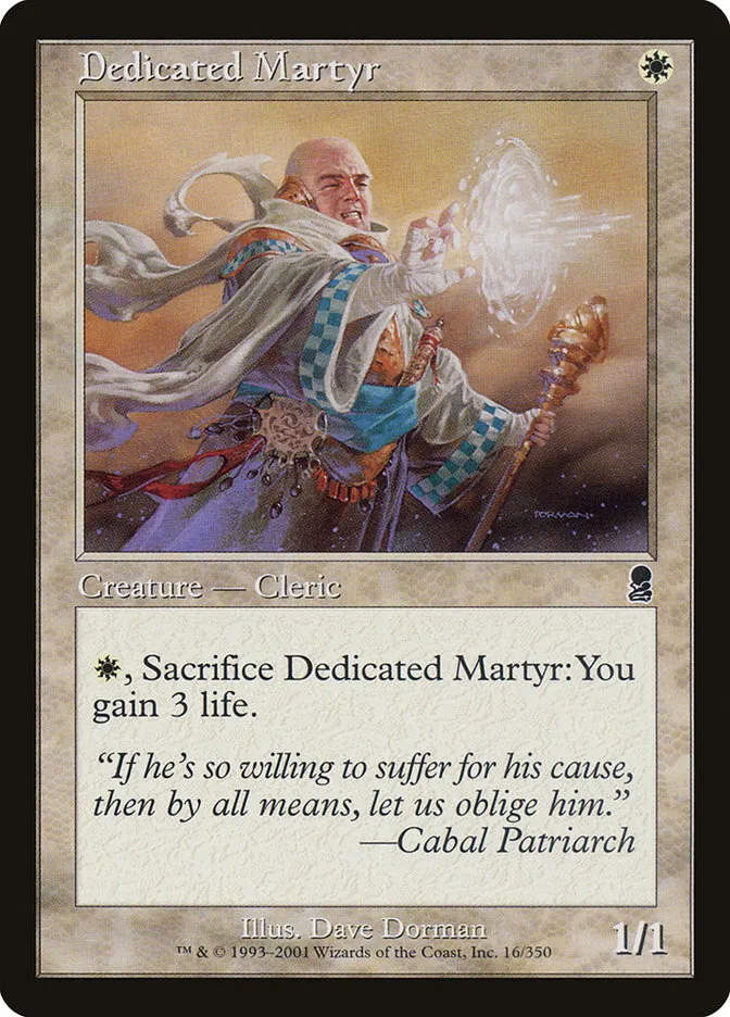Dedicated Martyr Front Face