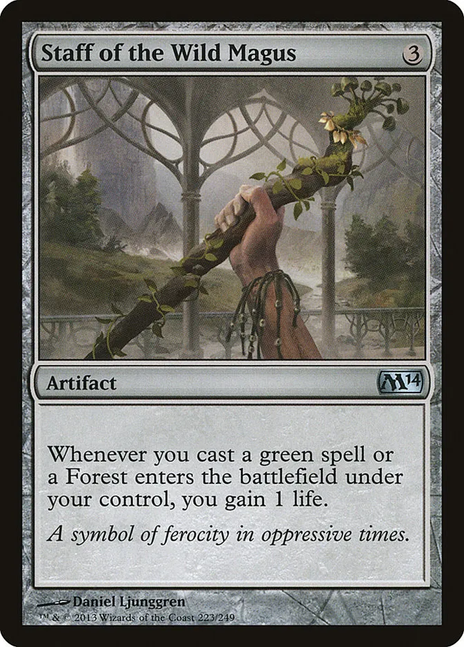 Staff of the Wild Magus Front Face
