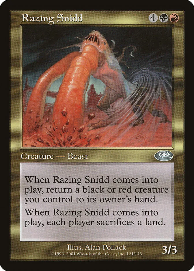 Razing Snidd Front Face