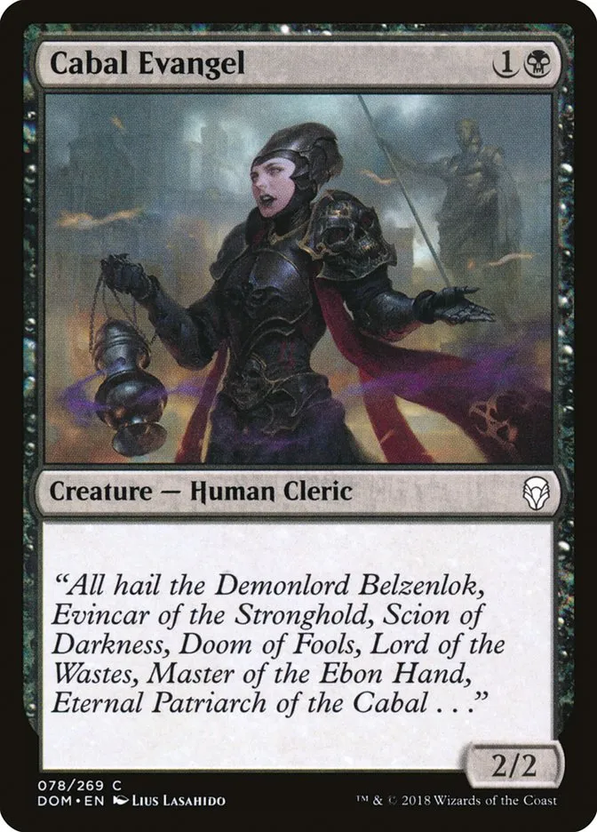 Cabal Evangel Front Face