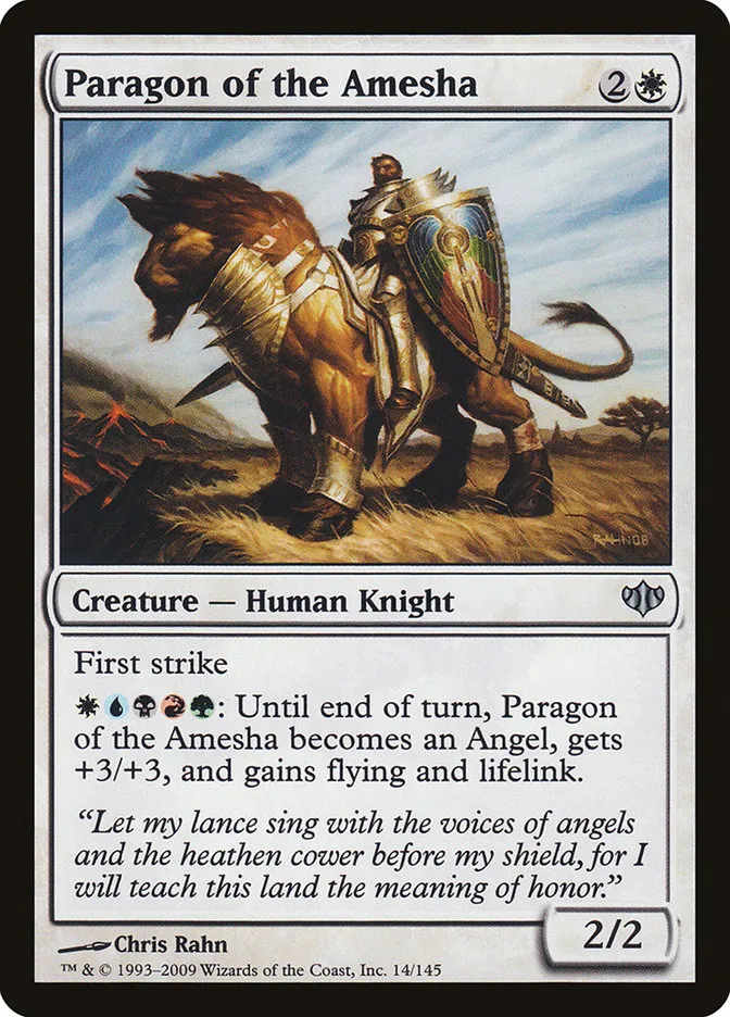 Paragon of the Amesha Front Face
