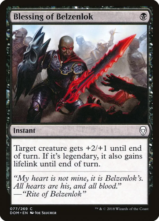 Blessing of Belzenlok Front Face