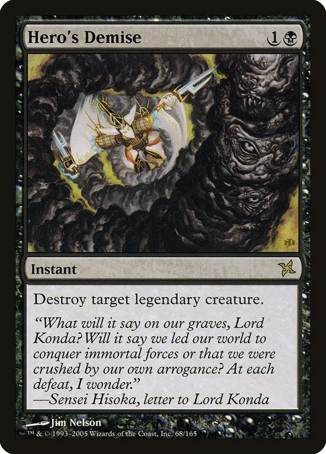 Hero's Demise Front Face