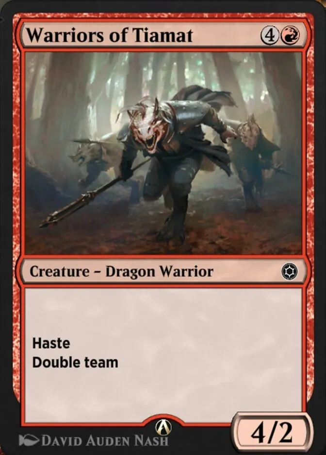 Warriors of Tiamat Front Face