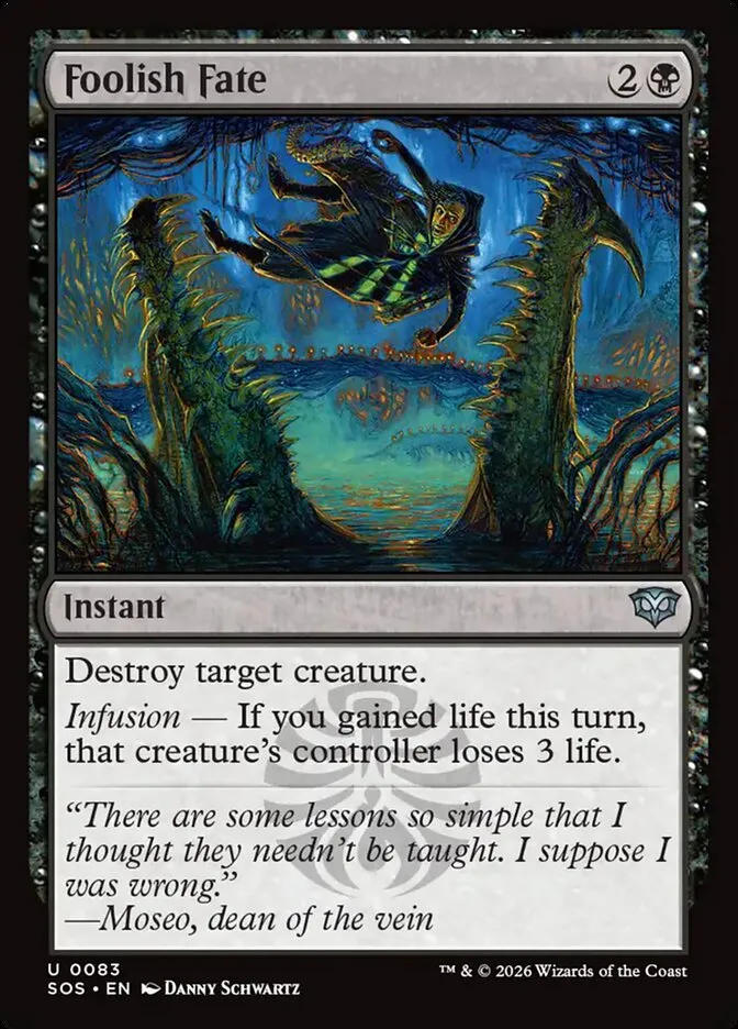 Foolish Fate Front Face