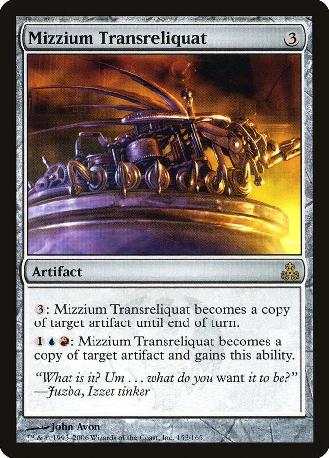 Mizzium Transreliquat Front Face