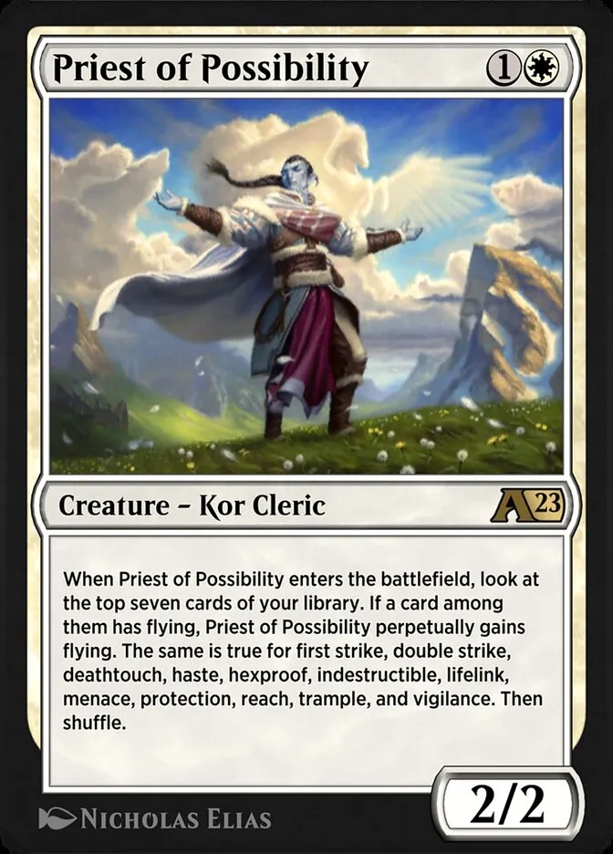 Priest of Possibility Front Face