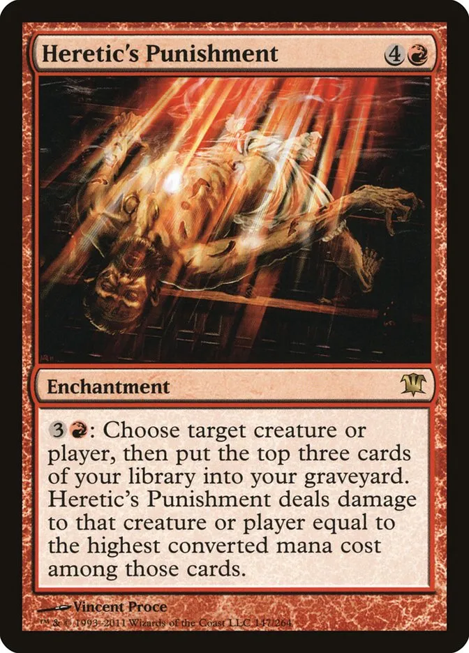 Heretic's Punishment Front Face