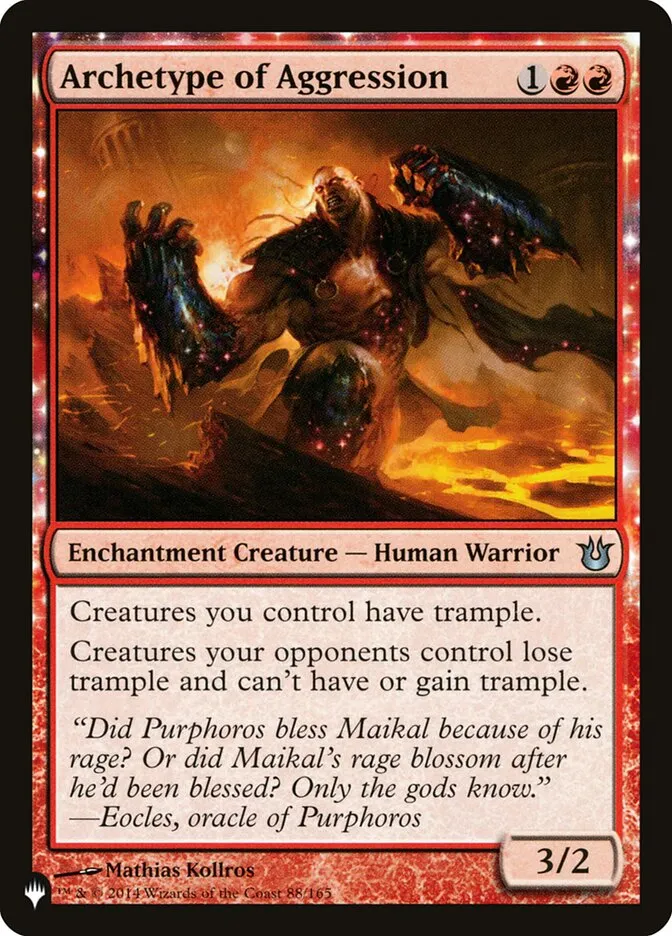 Archetype of Aggression Front Face