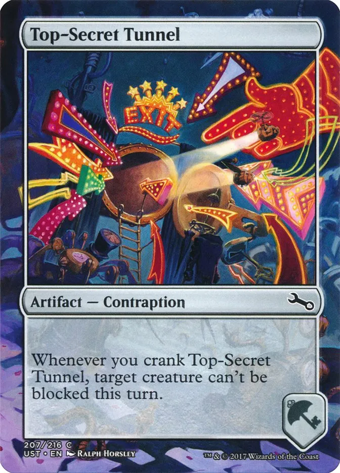 Top-Secret Tunnel Front Face