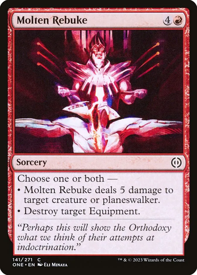 Molten Rebuke Front Face