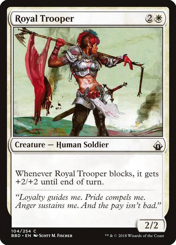 Royal Trooper Front Face
