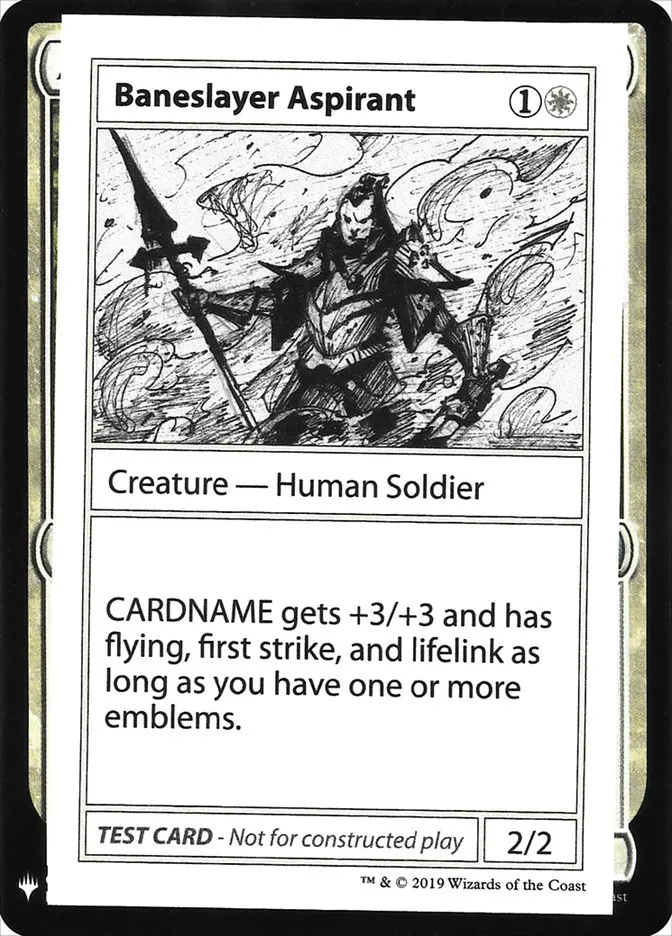 Baneslayer Aspirant Front Face