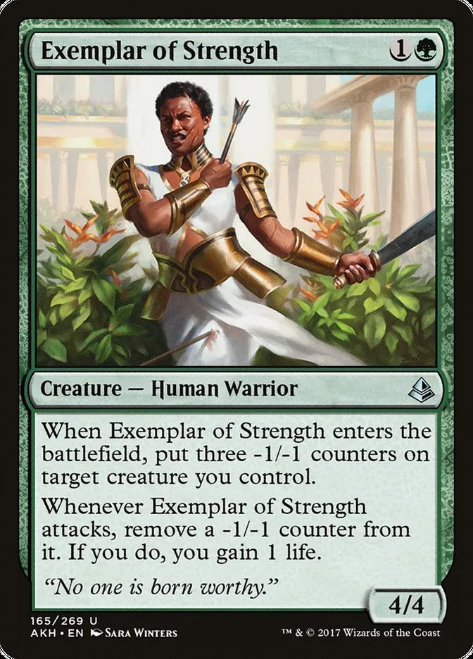 Exemplar of Strength Front Face