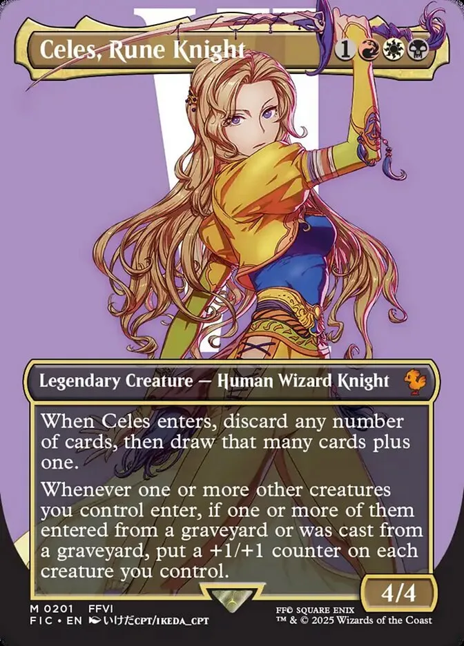Celes, Rune Knight Front Face