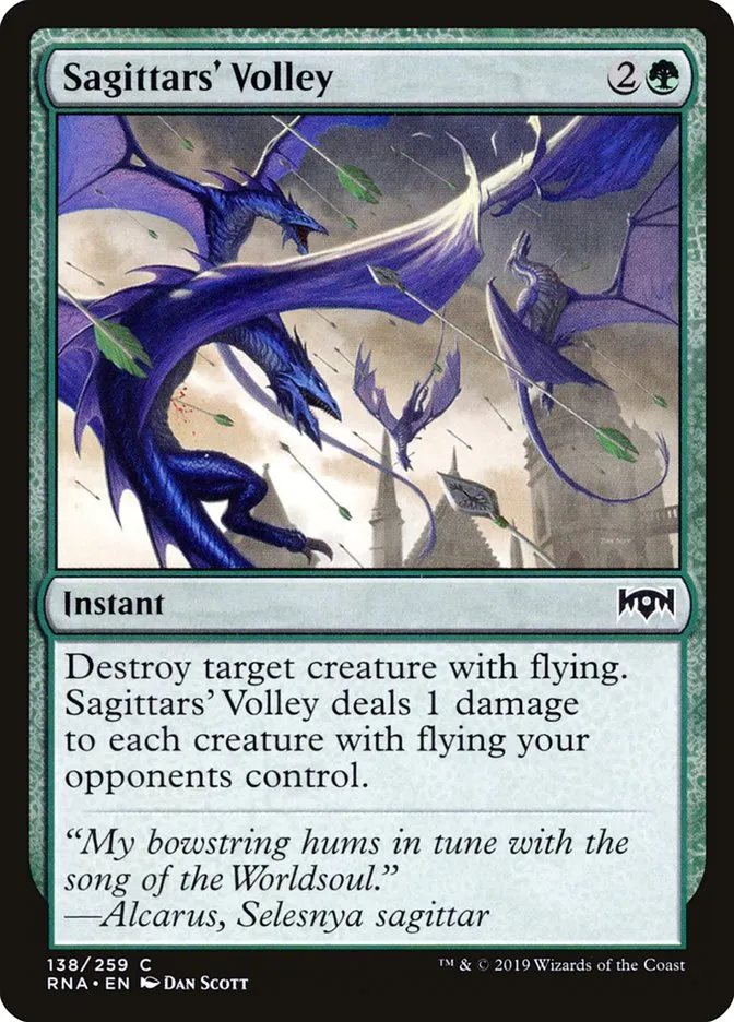 Sagittars' Volley Front Face