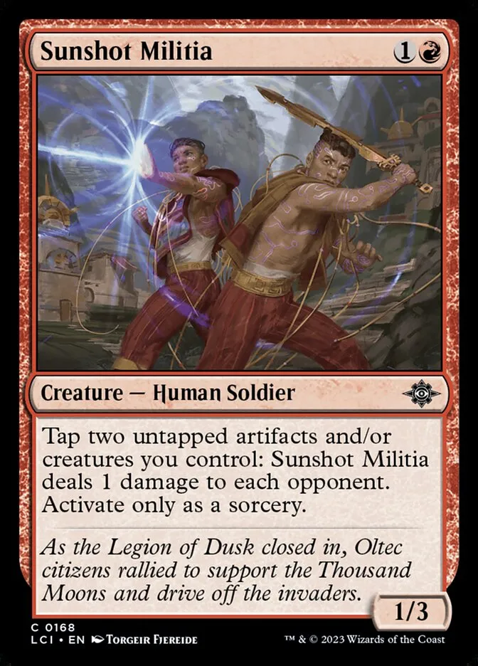 Sunshot Militia Front Face
