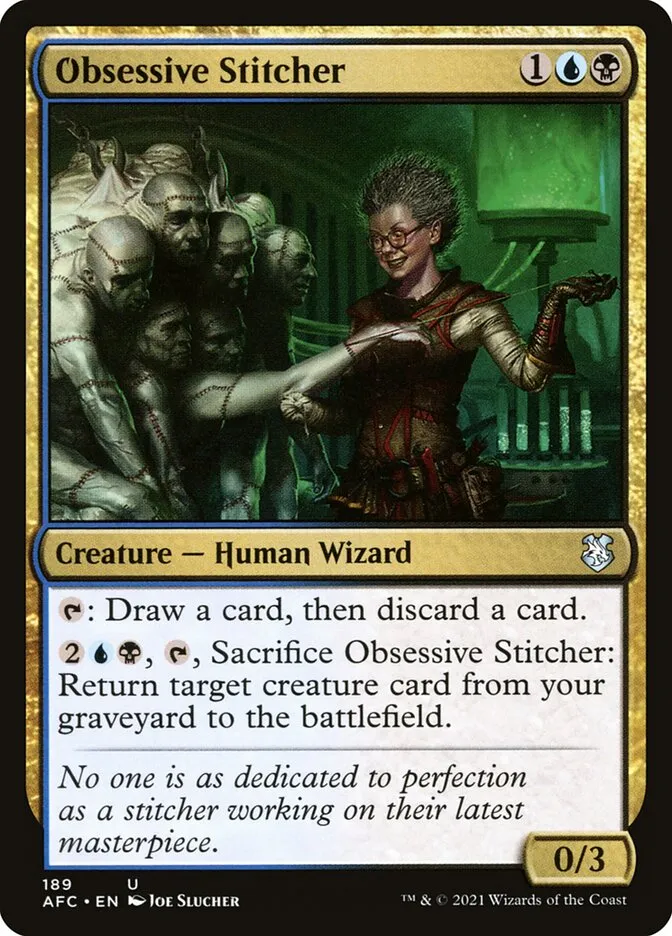 Obsessive Stitcher Front Face