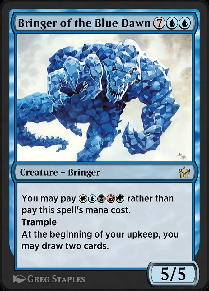 Bringer of the Blue Dawn Front Face