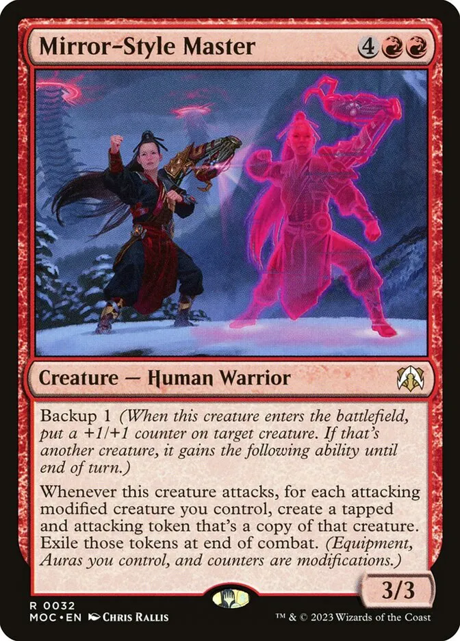 Mirror-Style Master Front Face