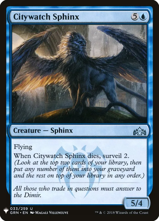 Citywatch Sphinx Front Face