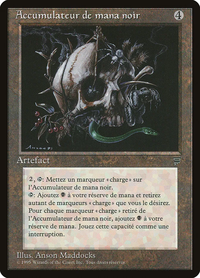 Black Mana Battery Front Face