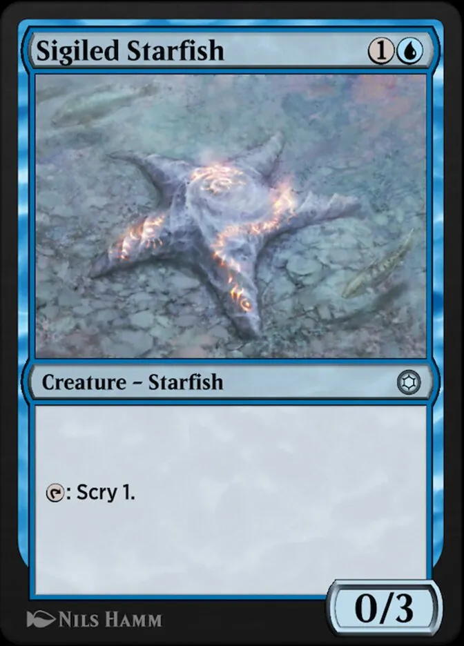 Sigiled Starfish Front Face
