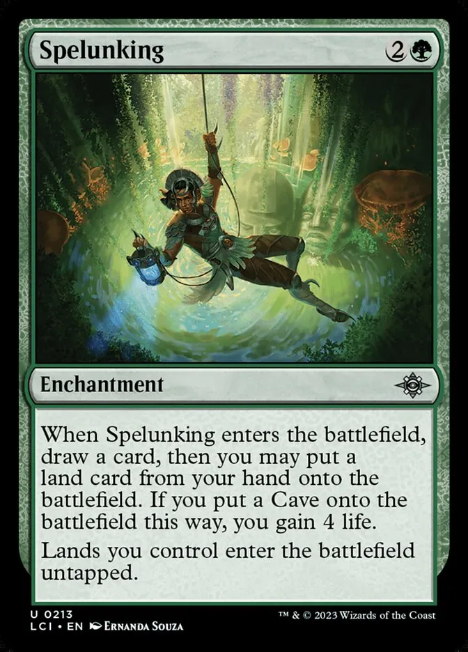 Spelunking Front Face
