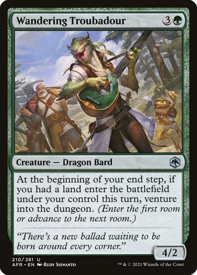 Wandering Troubadour Front Face
