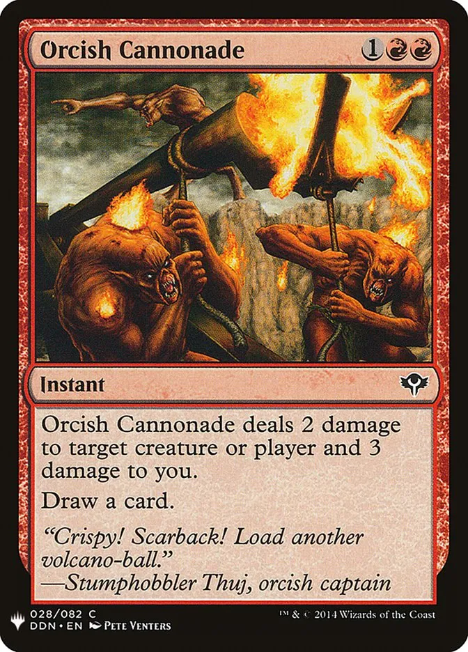 Orcish Cannonade Front Face