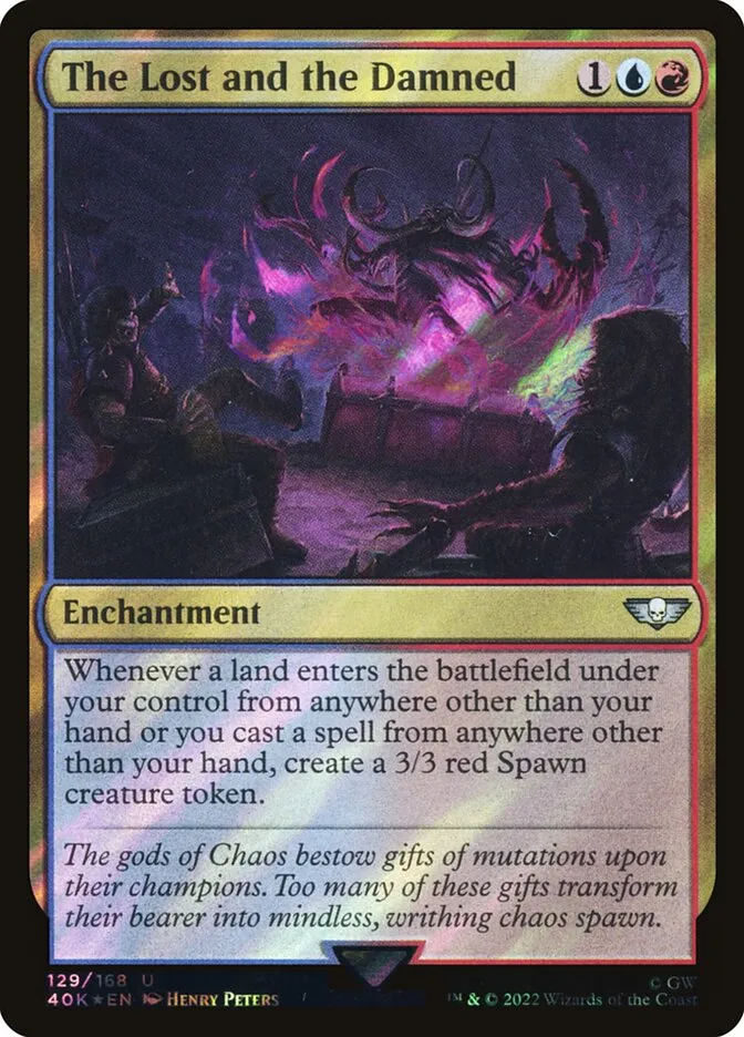 The Lost and the Damned Front Face