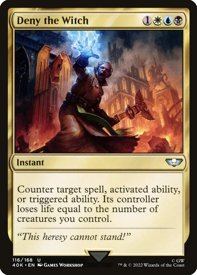 Deny the Witch Front Face